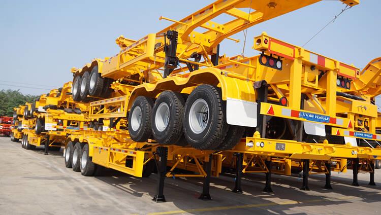 Tri Axle Container Chassis for Sale in Ghana Takoradi