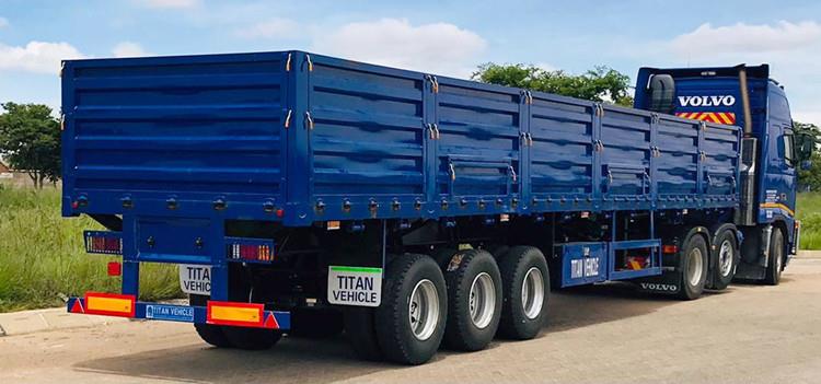 Side Wall Semi Trailer for Grain Transport - Tongya Vehicle