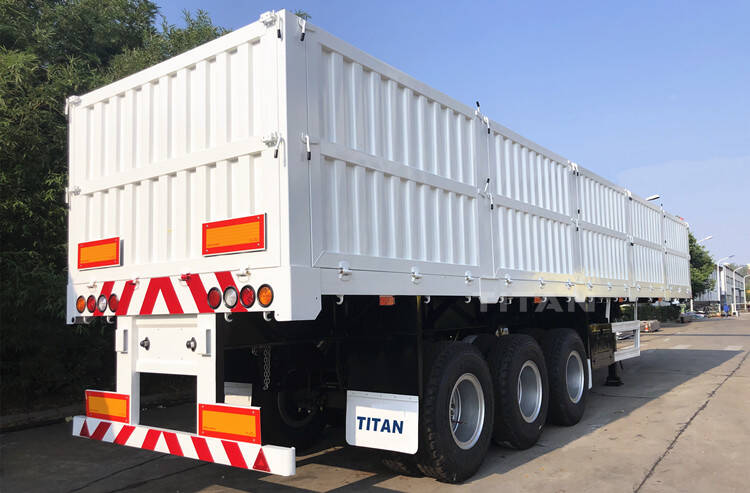 Wallside Semi Trailer for Sale in Mozambique - Tongya Vehicle