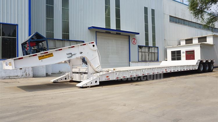 120ton Low Deck Gooseneck Trailer Price in Fiji