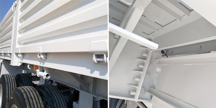 Tri Axle Side Wall Trailer for Grain Transport in Zambia