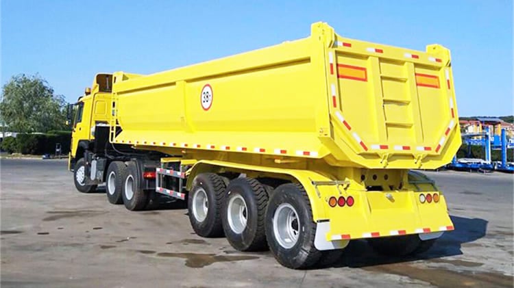 Tri Axle 60 Ton Hydraulic Dump Trailer