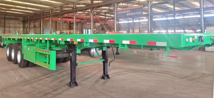 Tri Axle 40 Foot Semi Flatbed Trailer for Sale Near Me