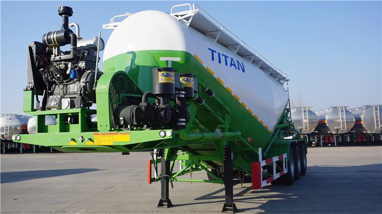 Tri Axle Cement Bulker Truck Trailer Price for Sale | Cement Bulker Capacity 60/70 Tons in Uruguay
