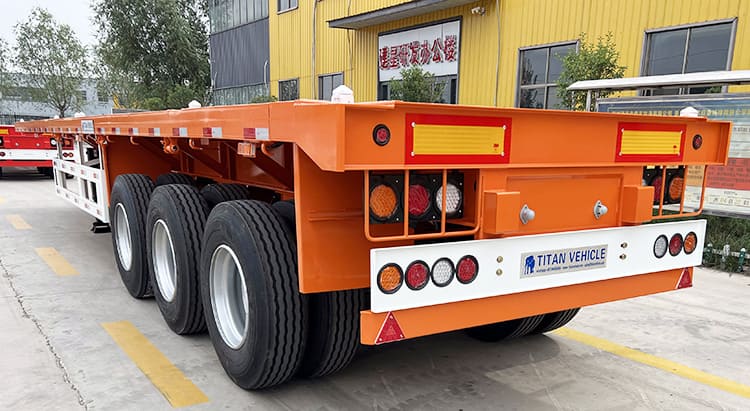 Triple Axle 40Ft Flatbed Platform Trailers for Sale