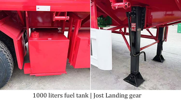 New 40 Feet 3 Axle Flatbed Trailers for Sale Price