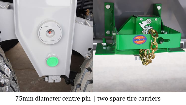 12.5M Tri Axle Semi Truck Flatbed Trailer for Sale 