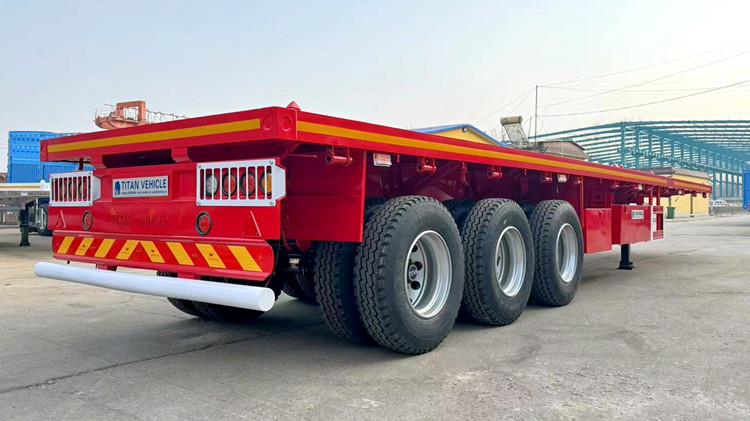 Flatdeck Trailer - Flat Deck 3 Axle 40 Foot Container Trailer