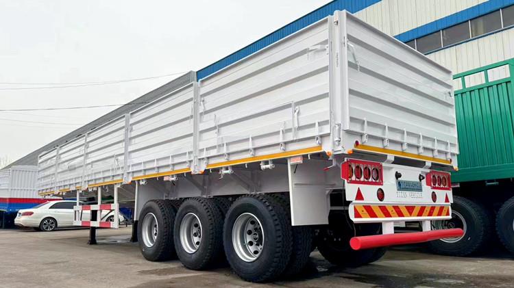 Triaxle Grain Trailer with Bulk Sides