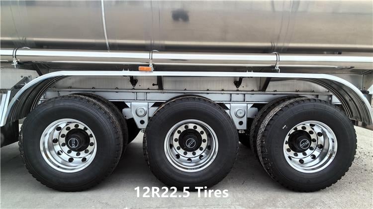 Aluminum Tanker 42000 Liters Trailer for Sale In Costa Rica