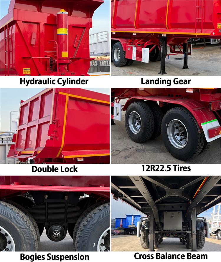 Superdoll 2 Axle Dump Trailer for Sale In Tanzania - Superdoll Tanzania