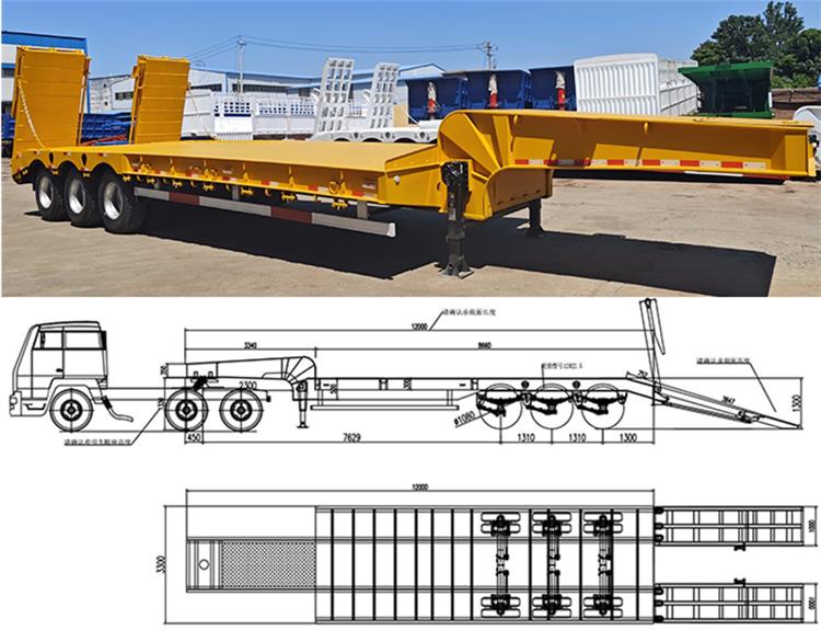 Henred Low Bed Trailer for Sale In Zimbabwe - Henred Fruehauf Trailers Prices
