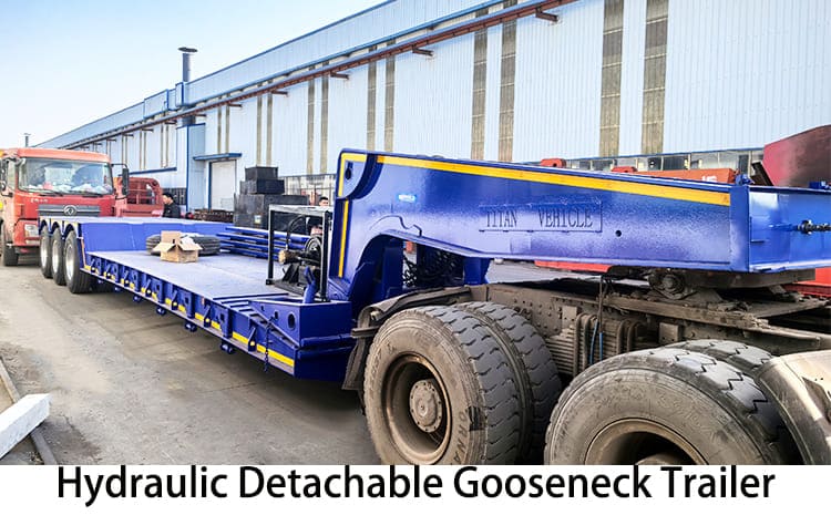 Tri Axle 100 Ton Removable Gooseneck Trailer | RGN Lowboy Trailer Cost for Sale in Jamaica