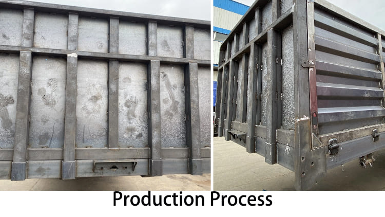 Tri Axle Flatbed Dropside Board Semi Trailer for Sale in Zimbabwe