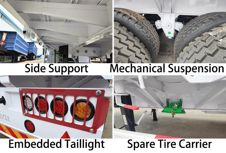 Bulk Cargo Sidewall Semi Trailer Price | Grain Trailer for Sale in Zimbabwe