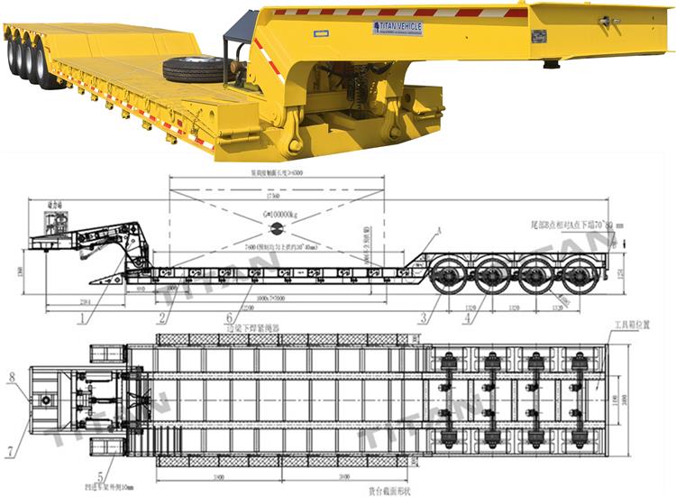 Removable Gooseneck Trailer for Sale In Guam -RNG Trailer