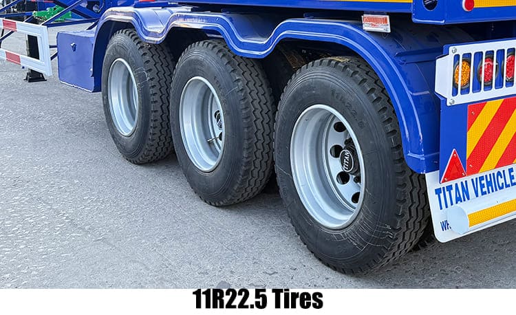 Tri Axle 40 Foot Shipping Container Chassis Trailer | Intermodal Trailers for Sale in Ghana