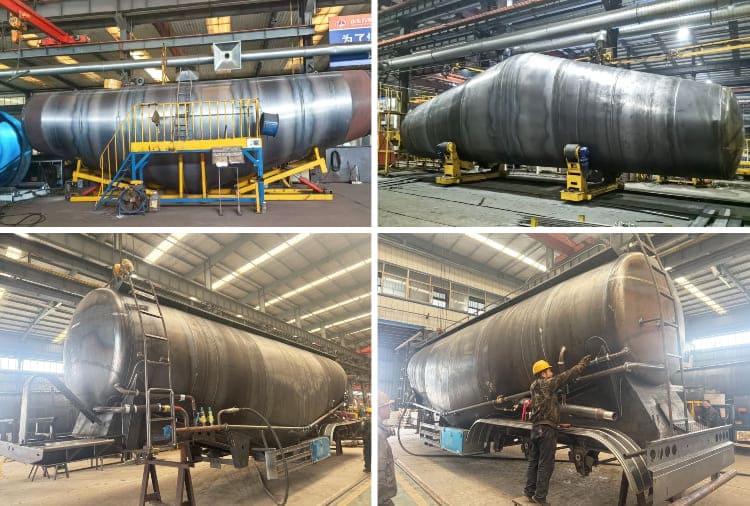 Dry Bulk Cement Tanker Transport Vehicle Semi Trailer Price for Sale in Congo