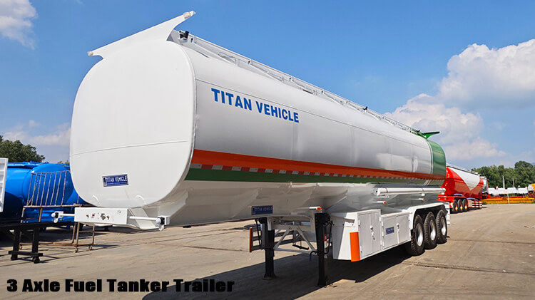 3 Axle Diesel Fuel Tanker Semi Trailer for Sale Price in Zambia