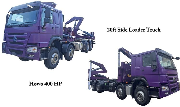 Side Loader Truck Trailer for Sale In Angola