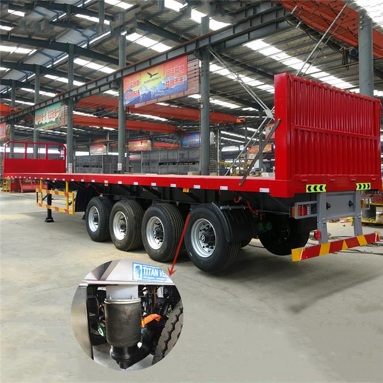 Front Wall Flatbed Semi Trailer