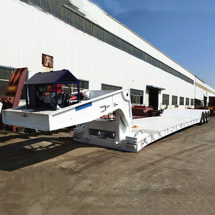60Ton Lowboy Gooseneck Trailer 