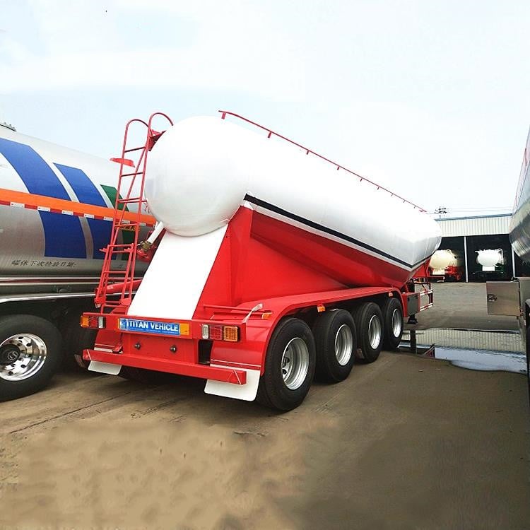 4 Axle Silo Cement Tank Trailer