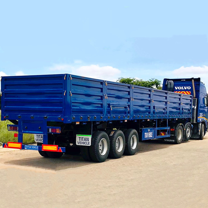 Tri Axle Trailer with Boards