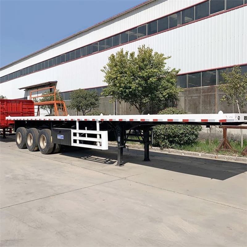 Tri Axle 40 Ft Flatbed Trailer