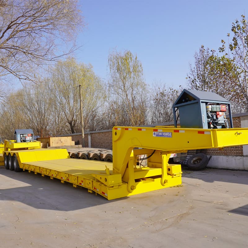 60 Ton Lowboy Gooseneck Trailer