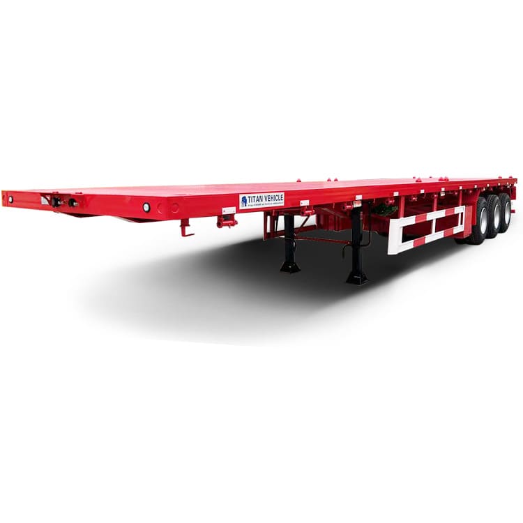 New 40 Feet 3 Axle Flatbed Trailer