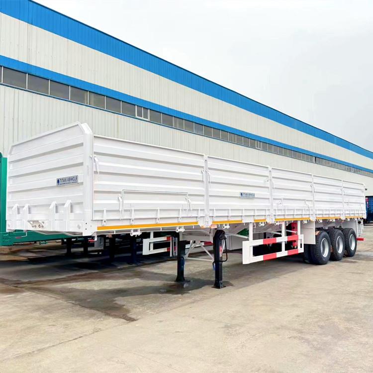 Triaxle Grain Trailer with Bulk Sides