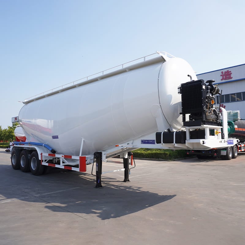 Tri Axle Pneumatic Bulk Tanker Trailer