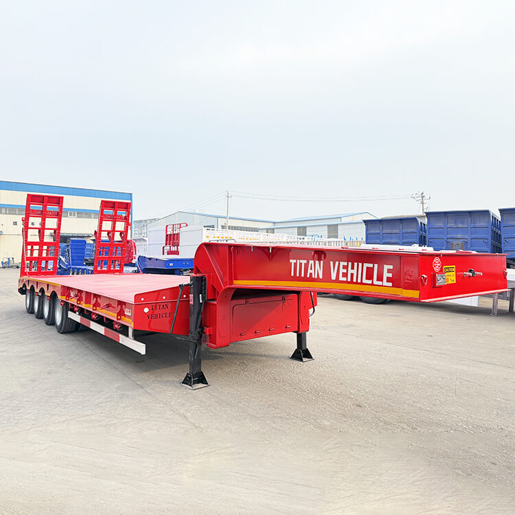 4 Axle Semi Low Loader Trailer