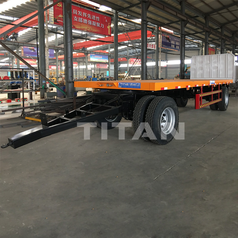 flatbed drawbar trailers 